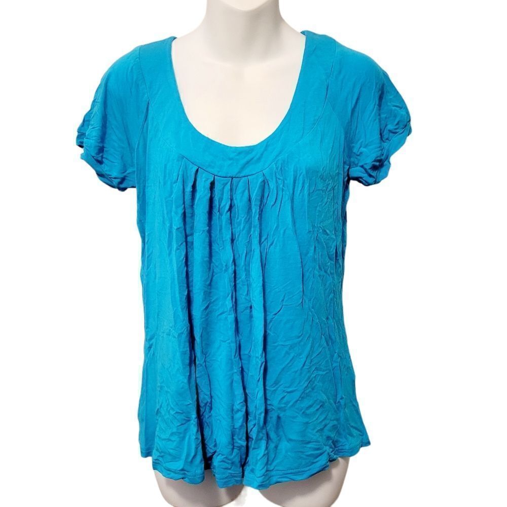 2/$20 Vintage Reitmans sea blue top